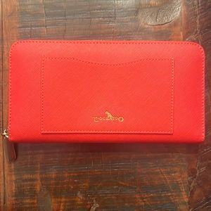 New w/ tags Cockatoo Coral orange wallet